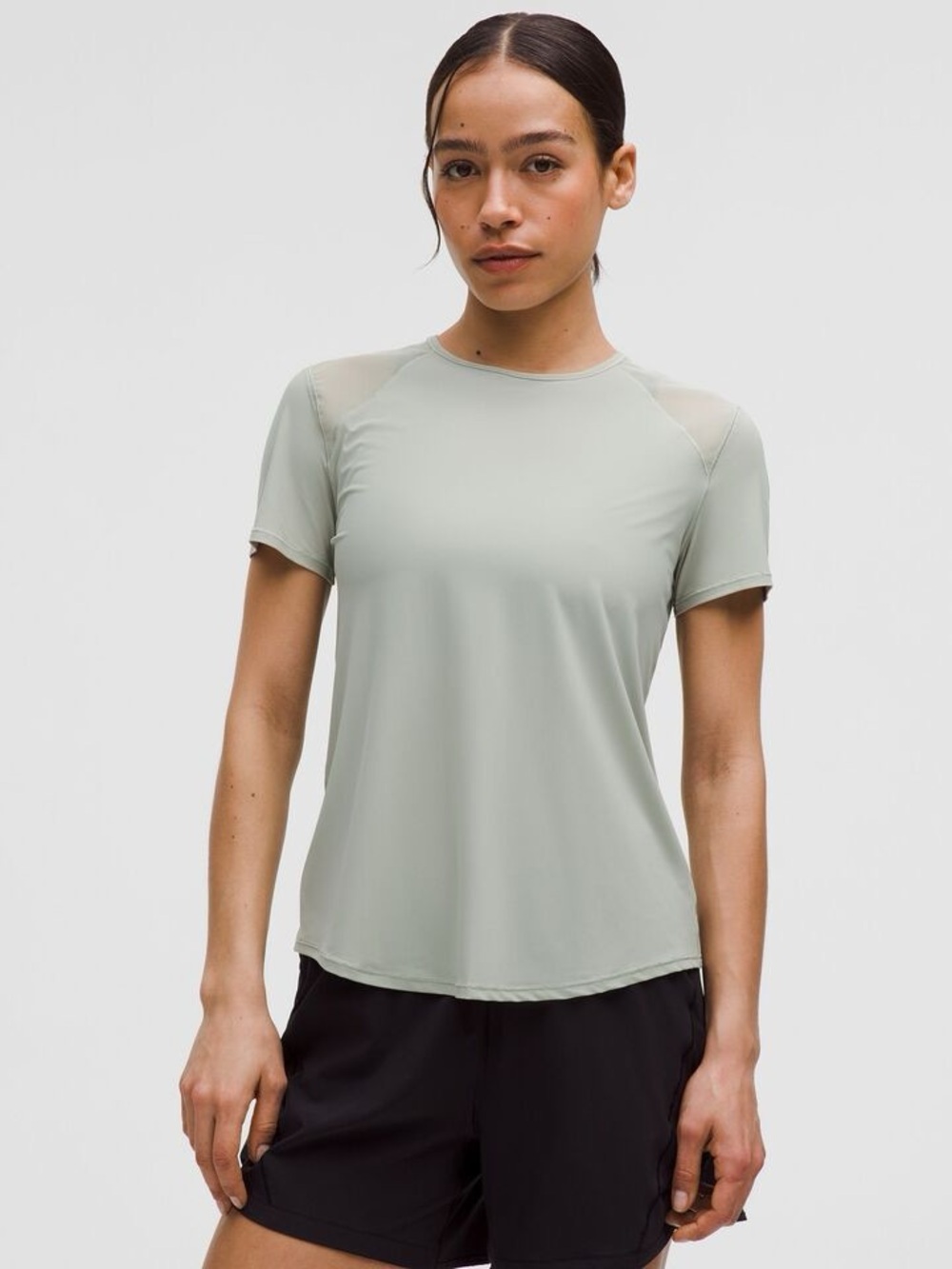 Women’s Lululemon Sculpt Short Sleeve Shirt Sage Green